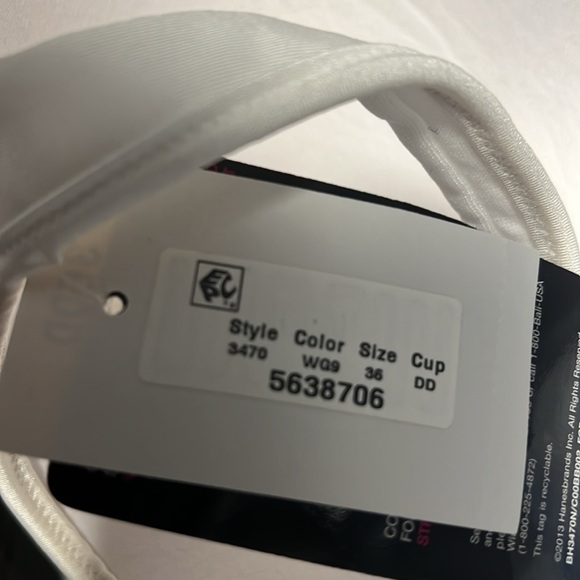 NWT Bali Back Smoothing Underwire Bra S36DD - Picture 8 of 9